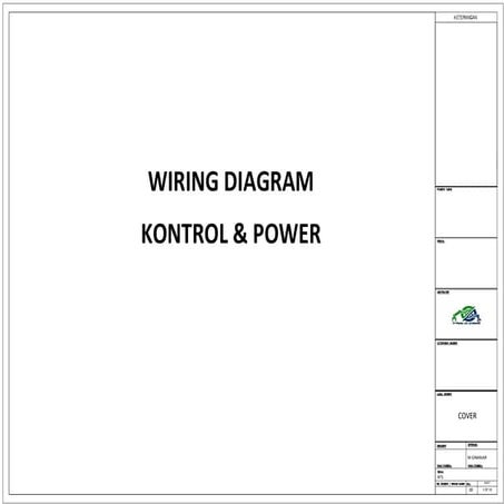 Comprehensive Wiring Diagram and Control Panel Layout for Power Systems ...