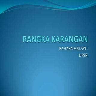 Rangka karangan