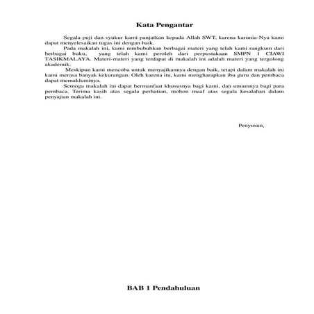 Contoh Rangkuman Buku (SMP N 1 Ciawi)