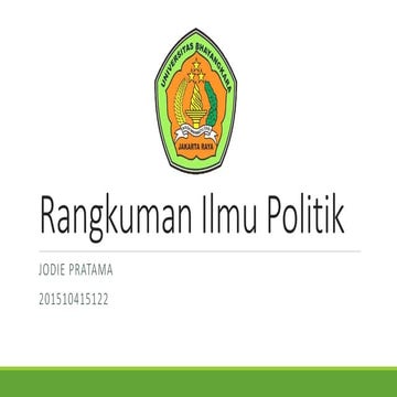 Rangkuman ilmu politik jodie