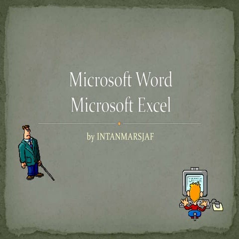 Rangkuman Microsoft Word dan Excel 2007