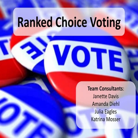 Ranked Choice Voting in Minneapolis
