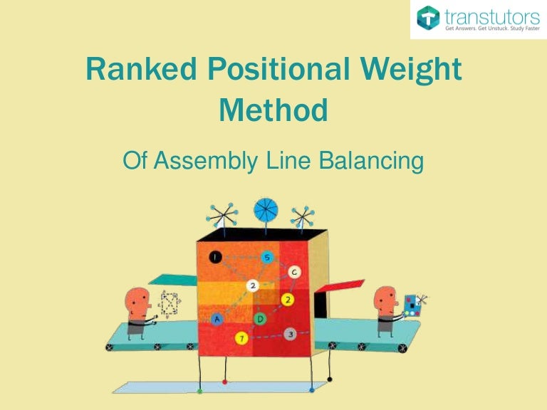 Ranked Positional Weight Method Management