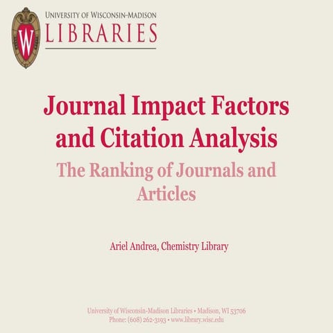Citation Metrics and Journal Rankings