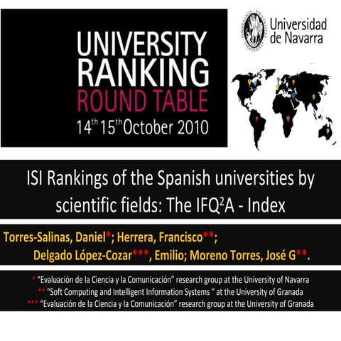 Universties global ranking systems for pub. | PDF