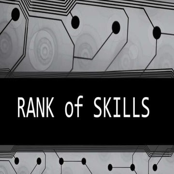 Rank of skills