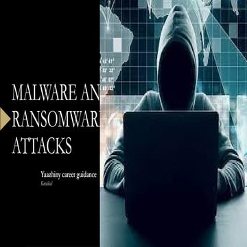 Ransomeware and malware  power point presentation