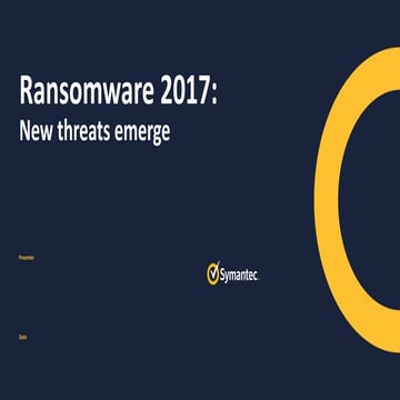 Ransomware 2017: New threats emerge