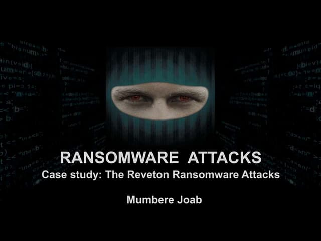 Ransomware attacks reveton