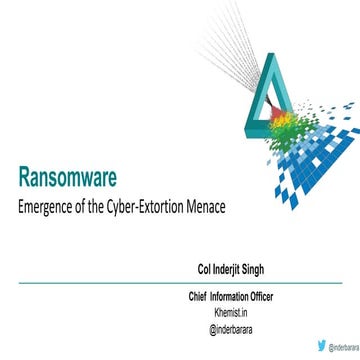 Ransomware- What you need to know to Safeguard your Data