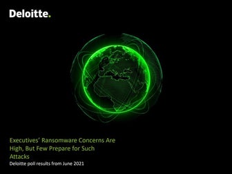 Executives’ Ransomware Concerns Are High, But Few Are Prepared for Such Attacks 