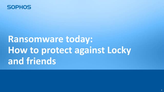 How to stay protected against ransomware