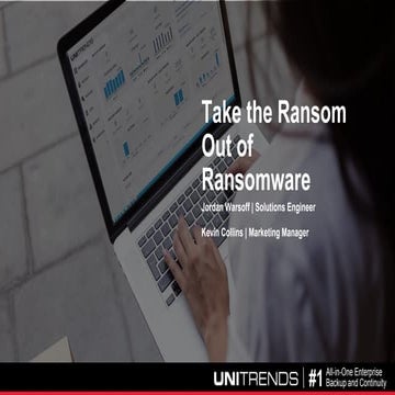 Tech Demo: Take the Ransom Out of Ransomware