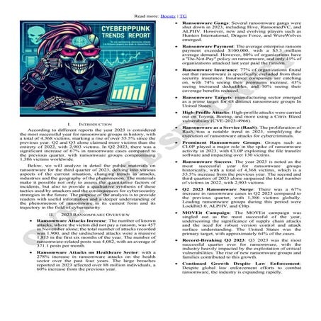 SOCRadar Global Ransomware Report CISO Brief | PDF