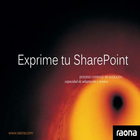Raona exprime tu SharePoint