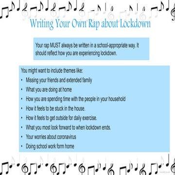 How to write a rap