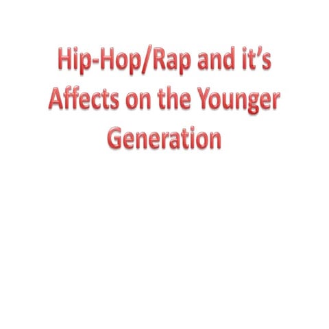 Rap affects