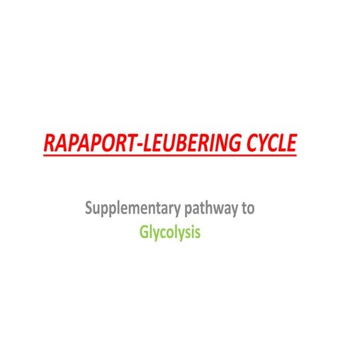 Rapaport leubering cycle