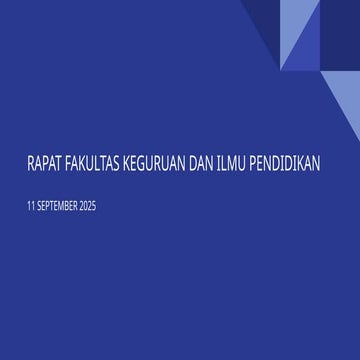RAPAT FAKULTAS KEGURUAN DAN ILMU PENDIDIKAN.pptx
