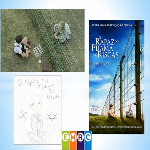 Rapaz do pijama às riscas _  trabalho