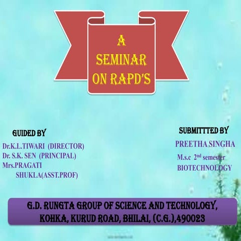 Rapd ppt