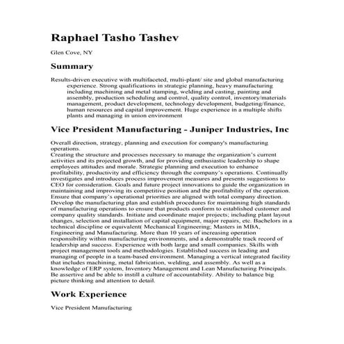 Raphael tasho tashev