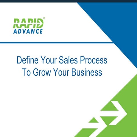 Define Your Sales Process To Grow Your Business