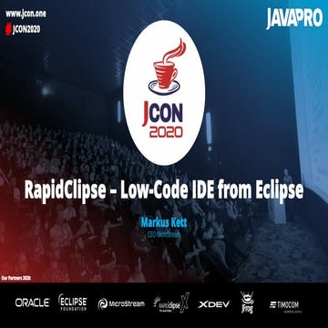 RapidClipse - Visual Low-Code IDE from Eclipse