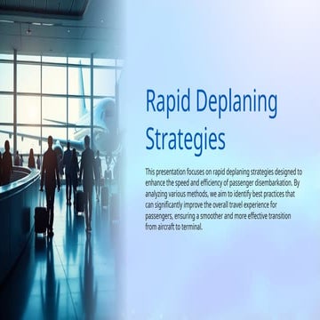 Rapid Deplaning Strategies in aviation incidents | PPTX