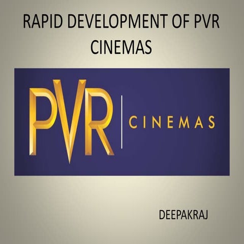 Rapid development of pvr cinemas
