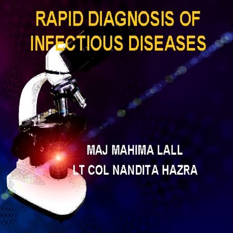 Rapid diagnosis of infectious diseases