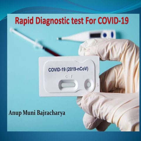 Rapid diagnostic test for covid 19, Corona 