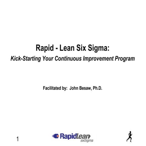 Rapid Lean Six Sigma.Short Version For Web