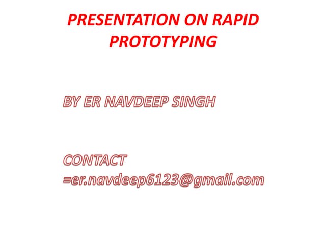 Rapidprototyping