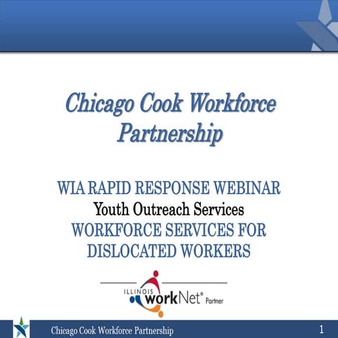 Youth Outreach Services Pre-Layoff Webinar PPT
