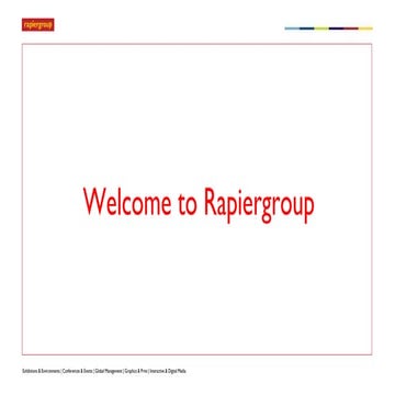 Rapiergroup Overview