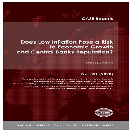 Does Low Inflation Pose a Risk to Economic Growth and Central Banks Reputation?