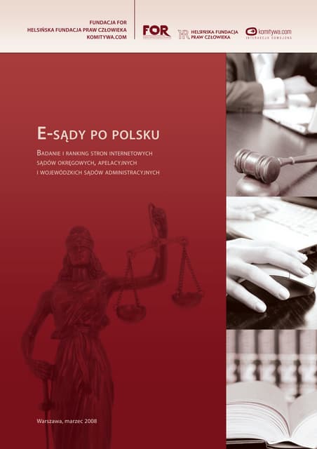 E-sądy po polsku 2008
