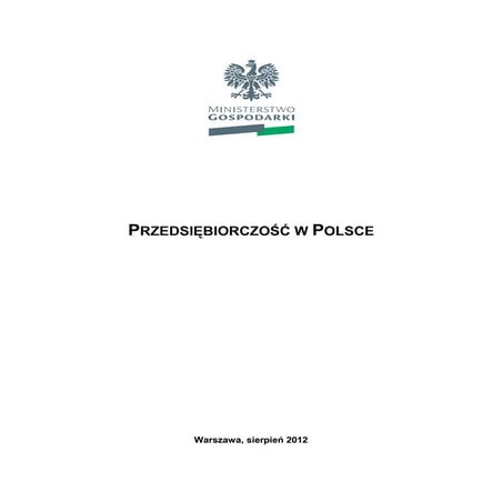 Raport przedsiębiorczość w polsce | PDF