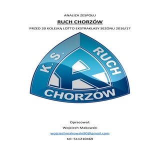 Raport Ruch Chorzów