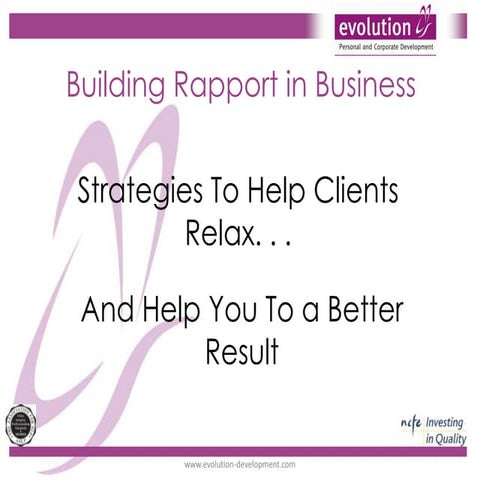 Building Rapport in Business