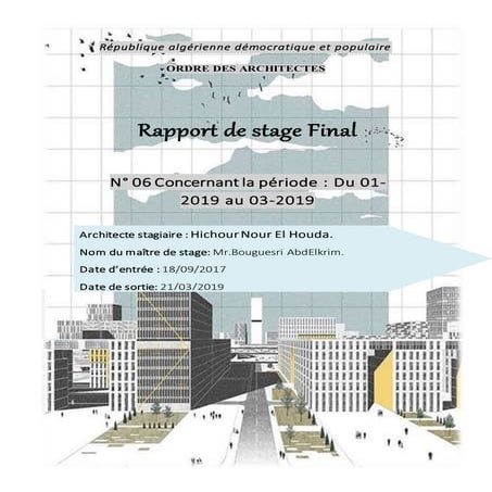 Rapport de fin de stage professionnel- CLOA