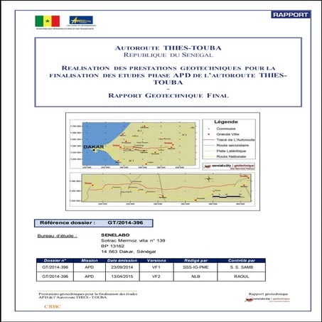 Rapport geotechnique apd