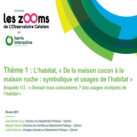 Demain tous colocataires ? Des usages multiples de l'habitat