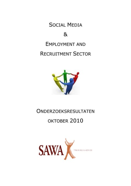 Rapport: Social Media recruitment & employment sector in Nederland 