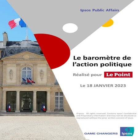 Baromètre de l'action politique Ipsos-Le Point - Janvier 2023