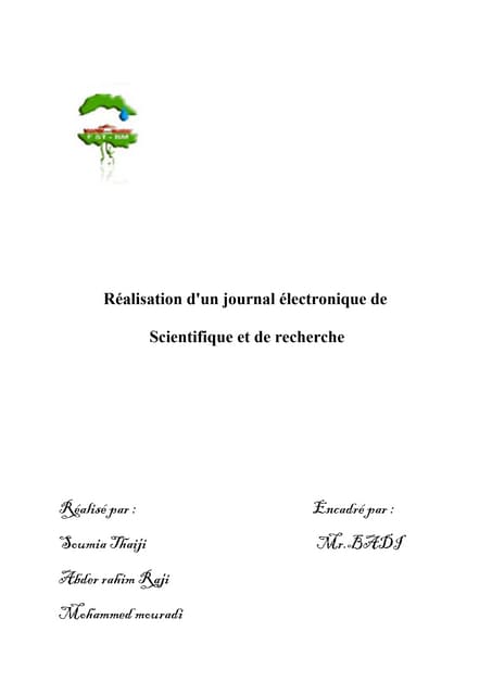 Rapport de mini projet de programation web
