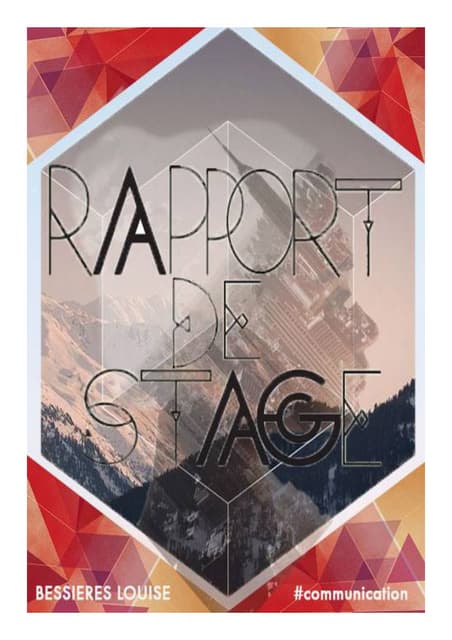 Rapport de stage chez Chaîne et Trame 