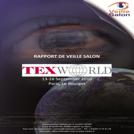 Rapport de veille_salon_texworld_paris_2010