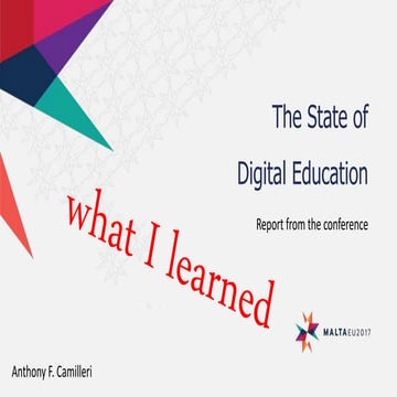 The State of Digital Education: What I learned